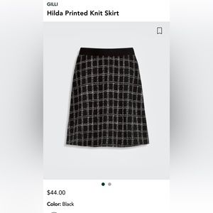 Gilli plaid skirt - size XL